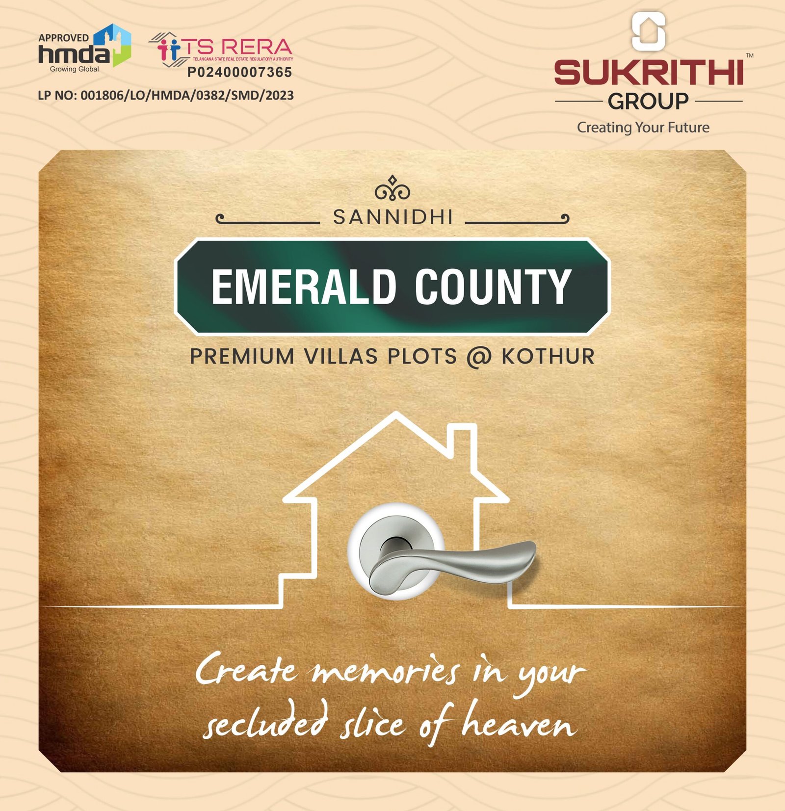 Project Sannidhi Emerald County - Sukrithi Group