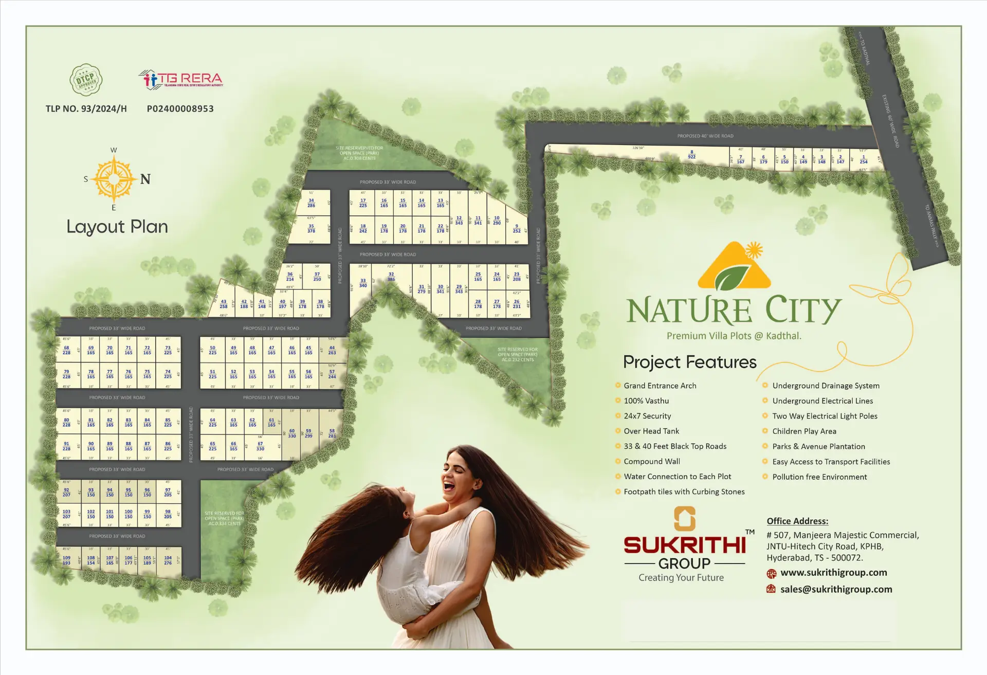Sukrithi Group - Nature City Layout